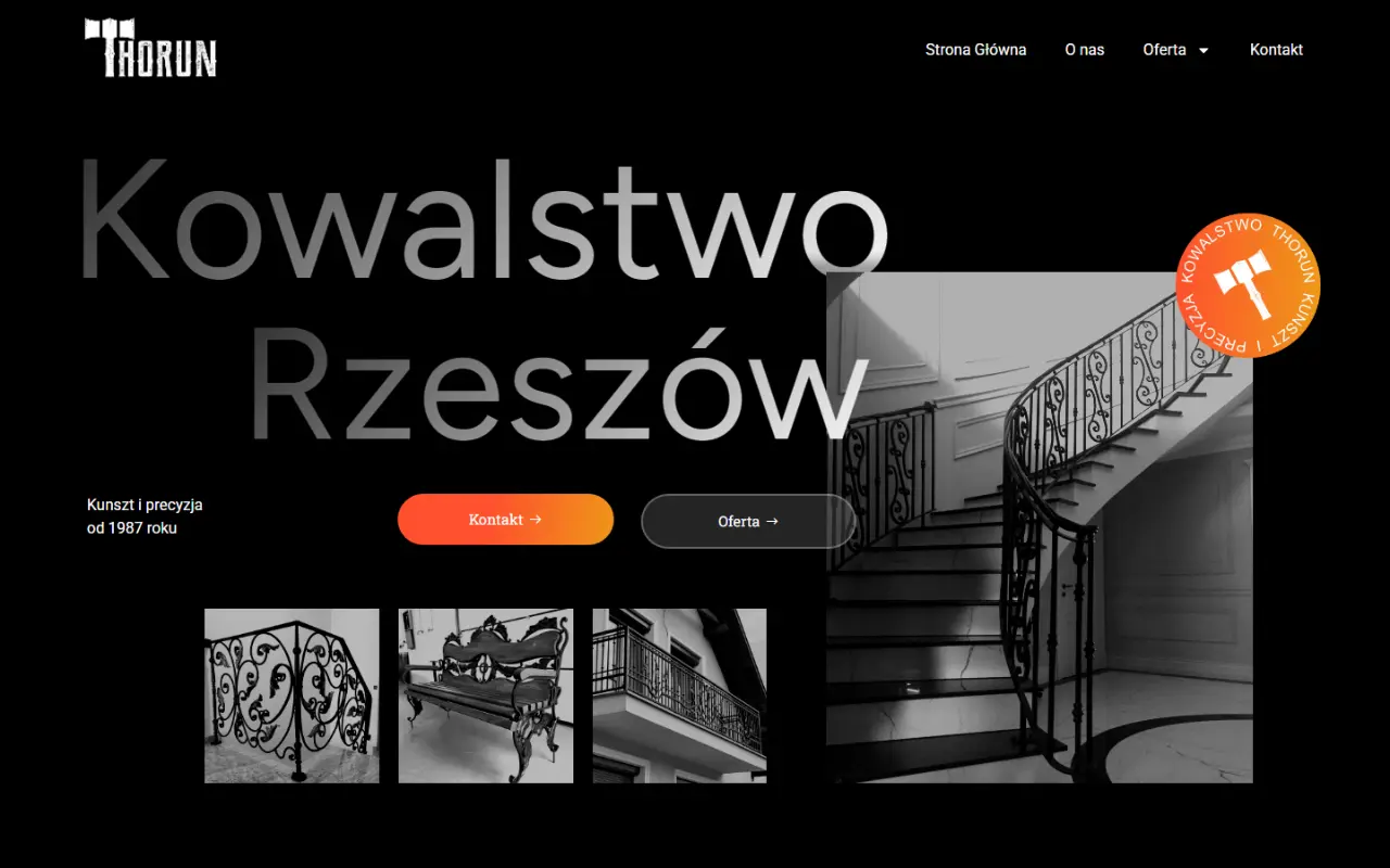 Thorun Kowalstwo Artystyczne – strona firmowa