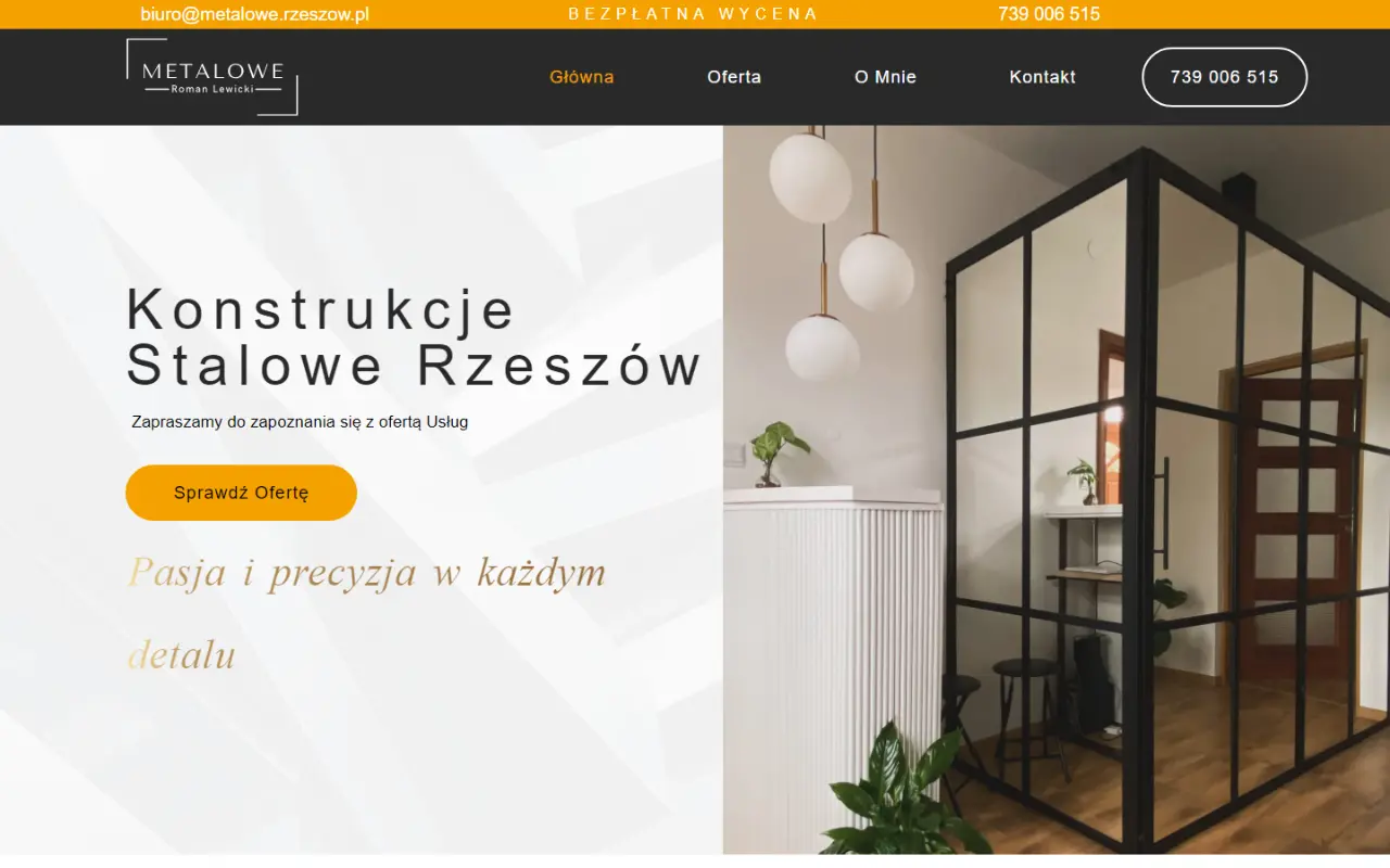 Metalowe Rzeszów – strona firmy konstrukcji stalowych
